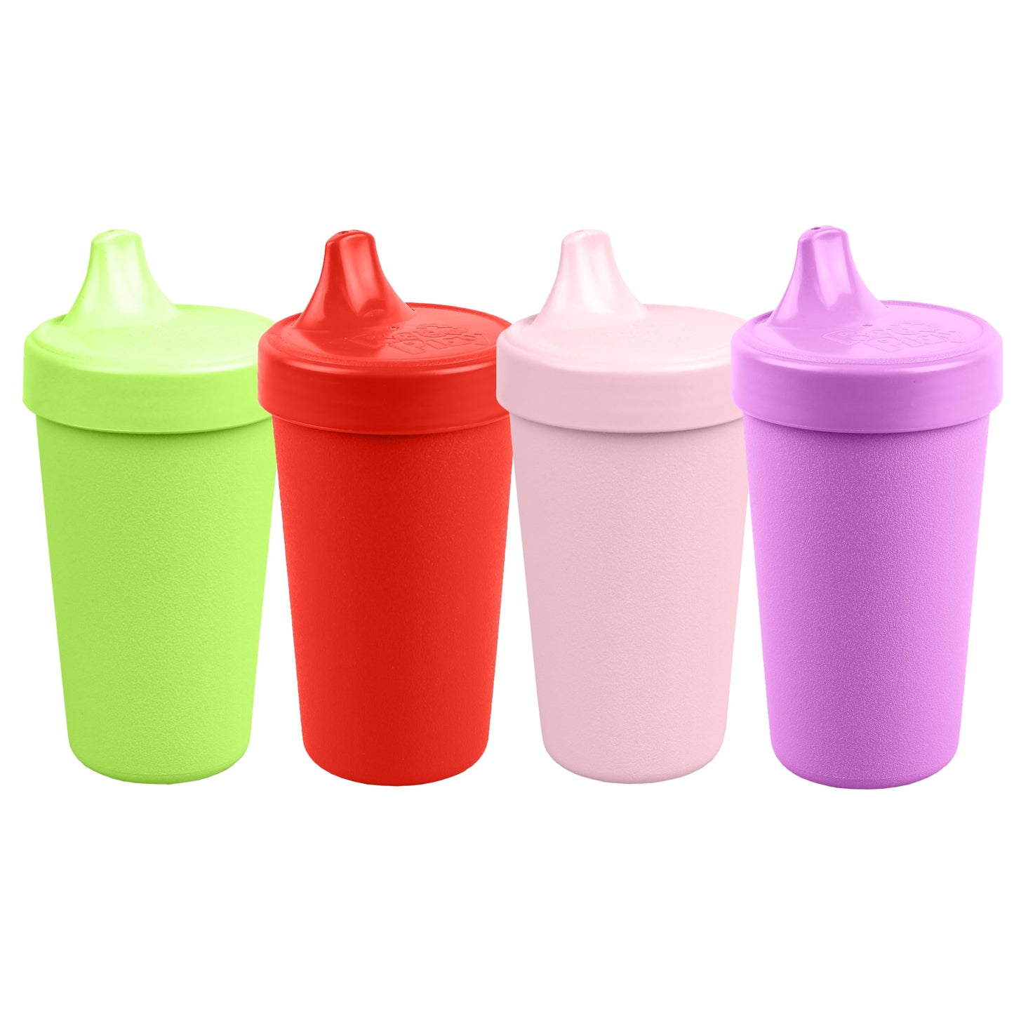 Re Play Made in USA 10 Oz. Sippy Cups for Toddlers (4-pack) Spill Proof Sippy Cup for 1+ Year Old - Dishwasher/Microwave Safe - Hard Spout Kids Cups with Lid 3.13" x 6.25" (Modern Mint)