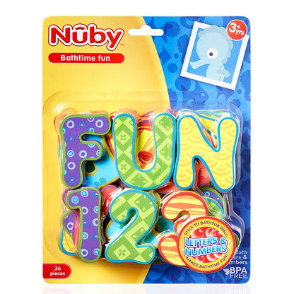 Nuby Floating Octopus Toy with 3 Hoopla Rings - BPA Free Baby Bath Toy for Boys and Girls - 18+ Months - Purple