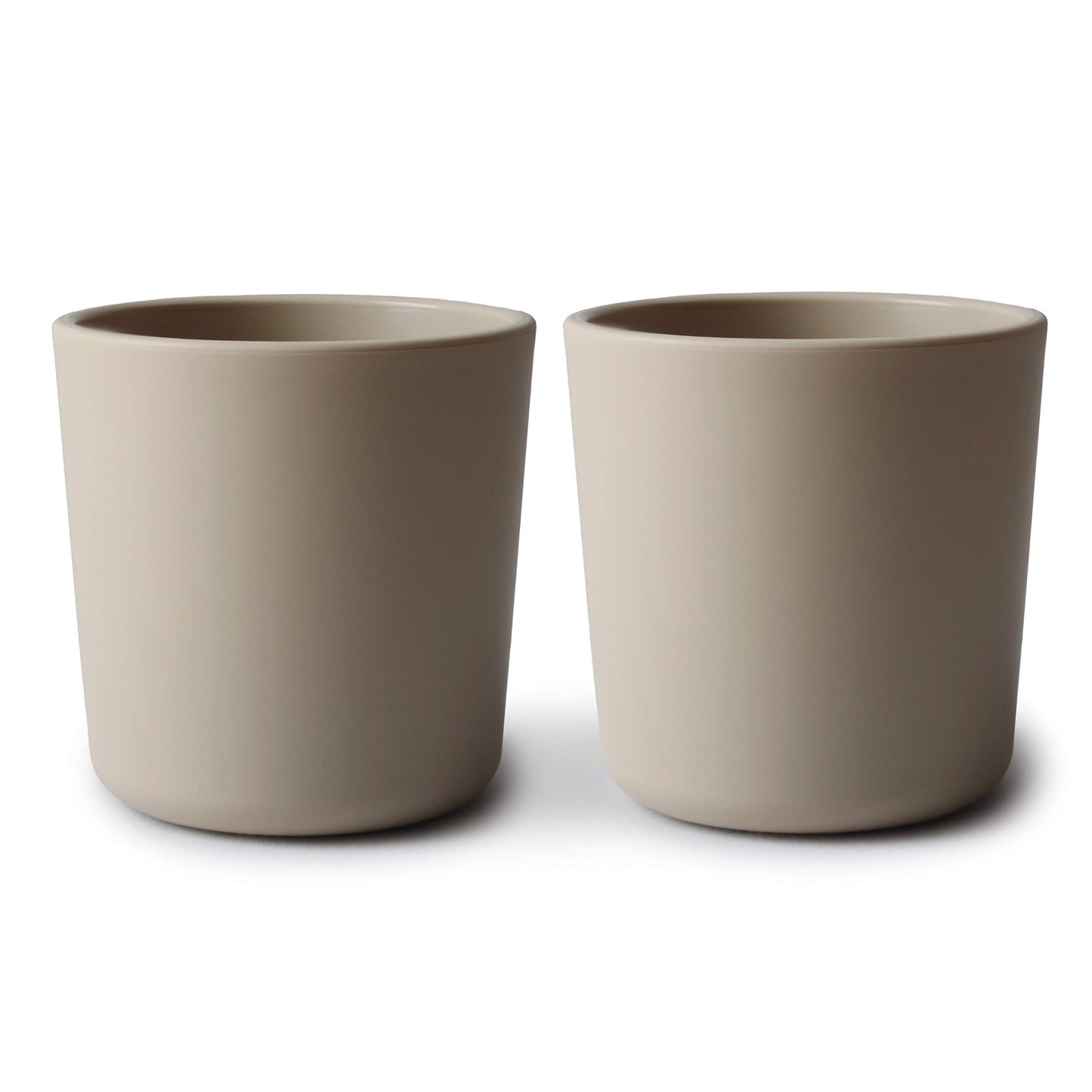 mushie Dinnerware Cups For Kids | Made in Denmark, Set of 2 (Sage)