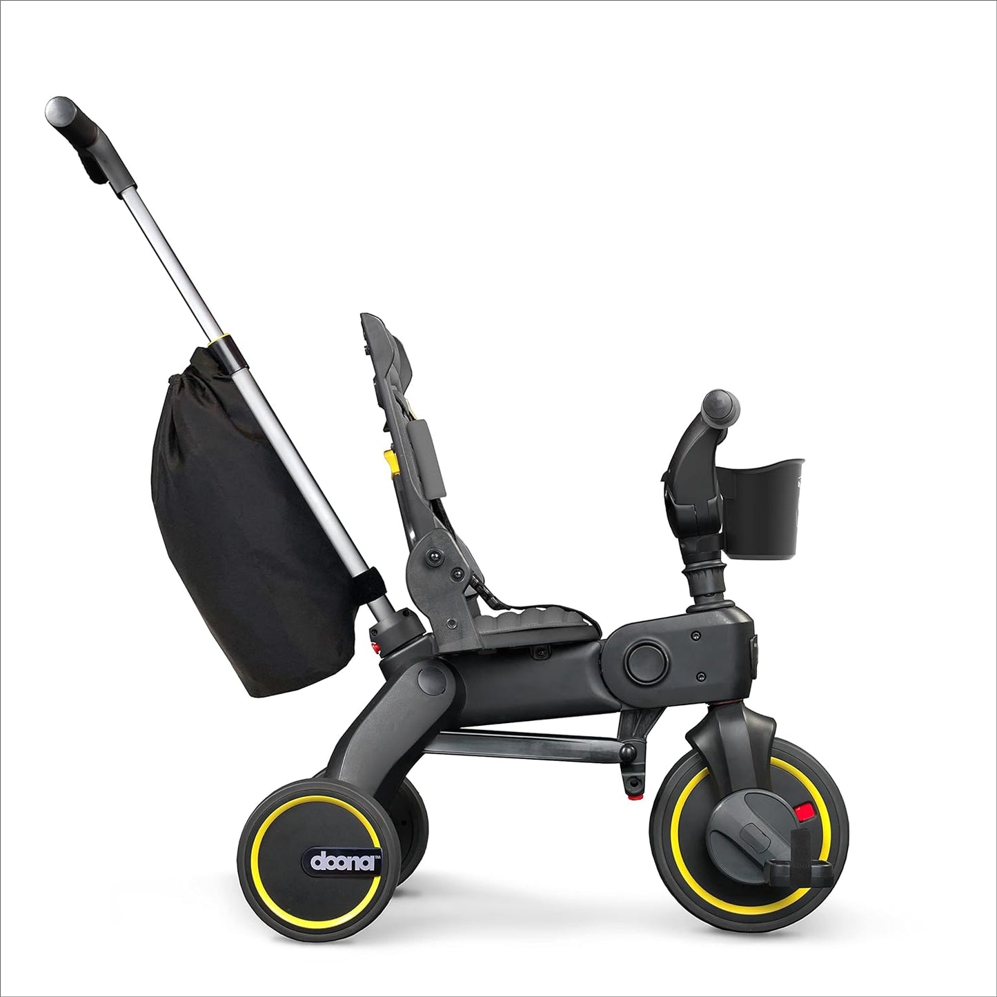 Doona Liki Trike S3 - Premium Foldable for Toddlers, Toddler Tricycle Stroller, Push and Fold Ages 10 Months to 3 Years, Grey Hound