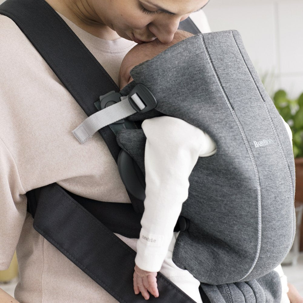 BabyBjörn Baby Carrier Mini, 3D Jersey, Light Beige