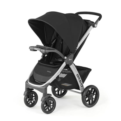 Chicco Bravo LE ClearTex Quick-Fold Stroller - Pewter | Grey