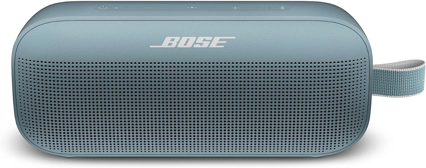 Bose SoundLink Flex Bluetooth Speaker, Portable Speaker with Microphone, Wireless Waterproof Speaker for Travel, Outdoor and Pool Use, Black