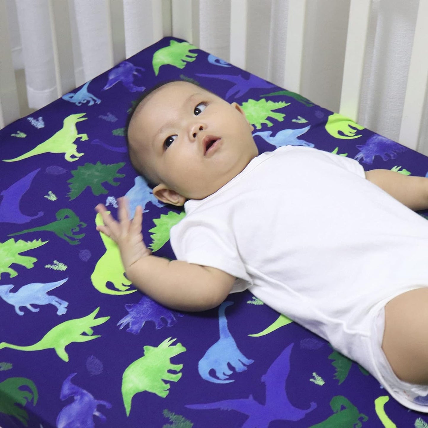 TANOFAR Mountains Baby Boy Crib Sheet Toddler Bed Sheets Soft Breathable Nursery Bedding