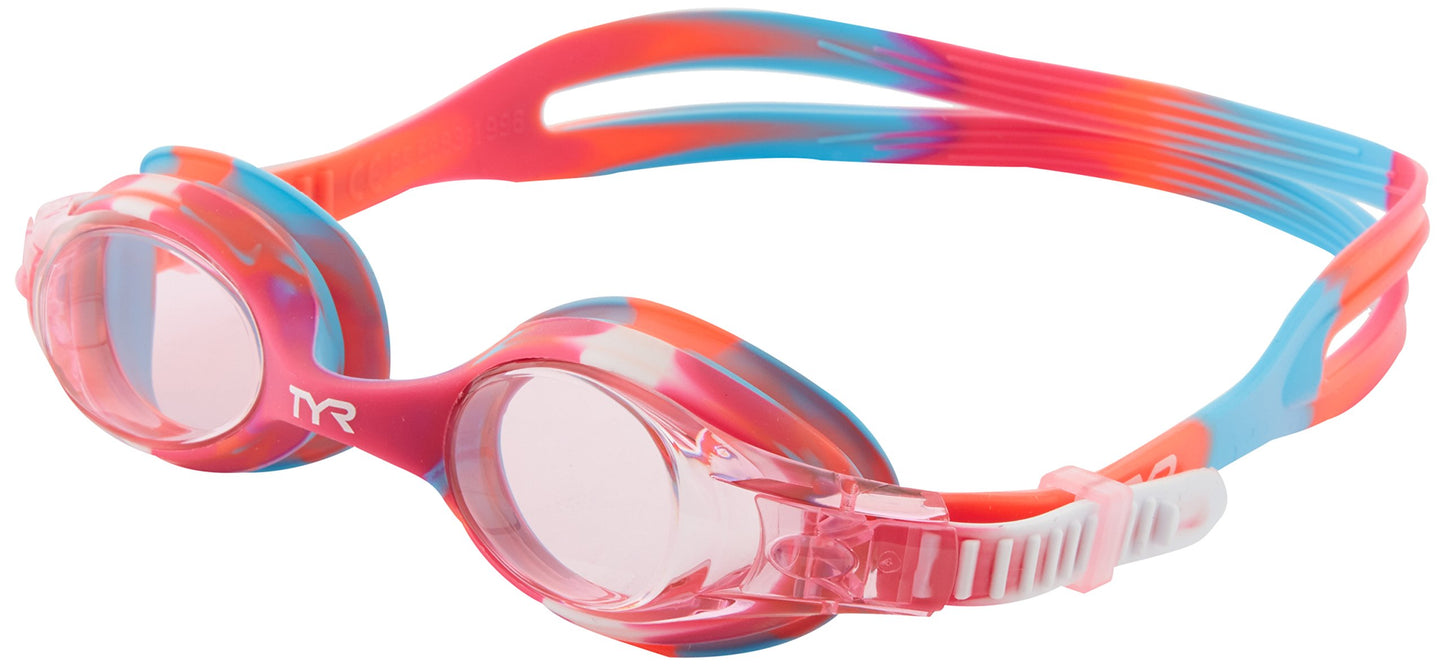 TYR Swimple Tie Dye Youth Swim Goggles