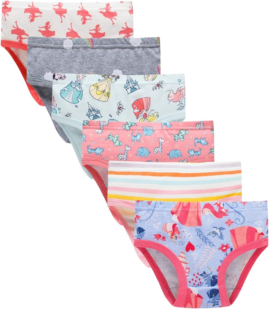 Hahan Baby Soft Cotton Panties Cotton Little Girls Underwear Toddler Briefs