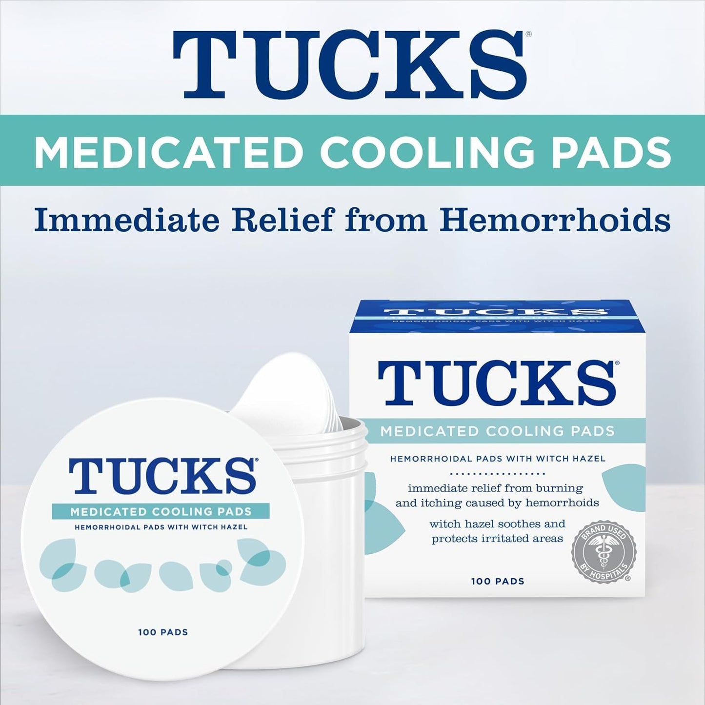 Tucks Multi-Care Relief Kit – 40 Count Witch Hazel Pads & 0.5 oz. Lidocaine Cream - Protects from Irritation, Hemorrhoid Treatment Medicated Pads Used by Hospitals