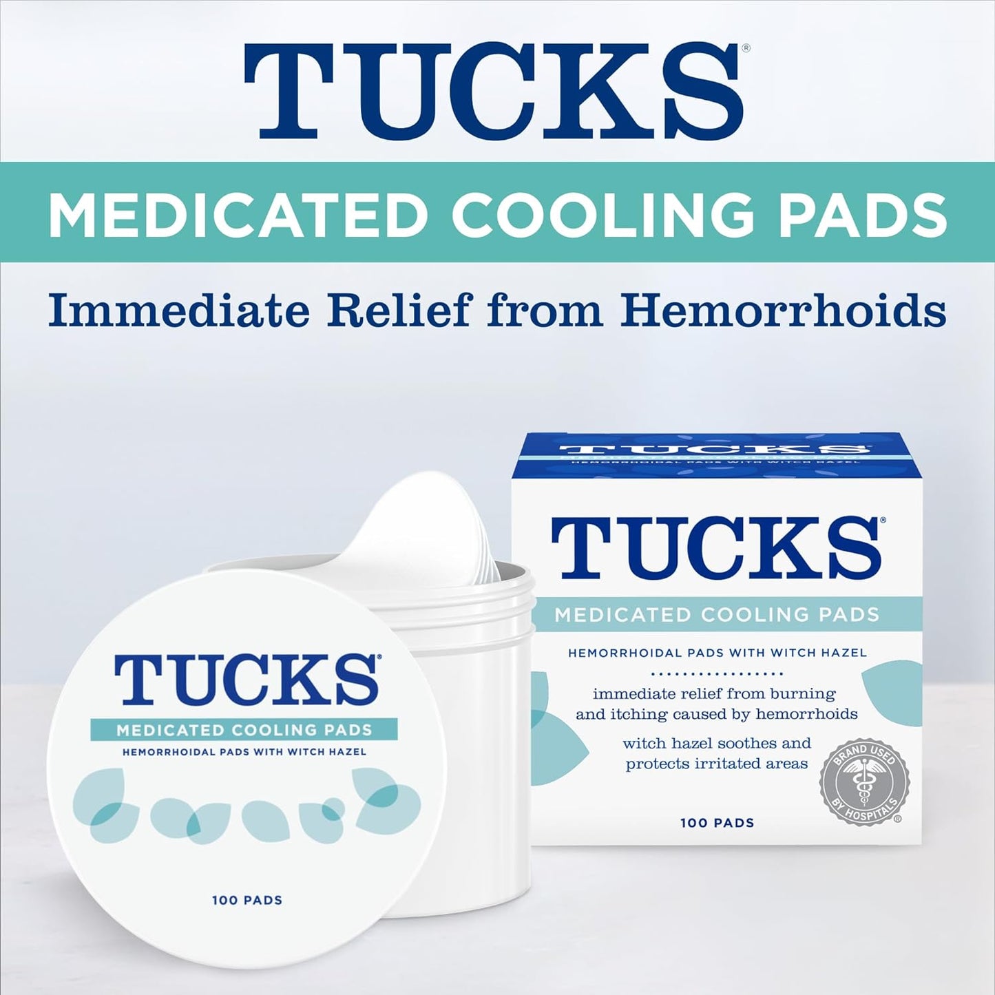 Tucks Multi-Care Relief Kit – 40 Count Witch Hazel Pads & 0.5 oz. Lidocaine Cream - Protects from Irritation, Hemorrhoid Treatment Medicated Pads Used by Hospitals