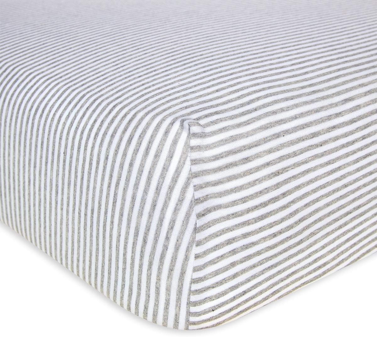 Burt's Bees Baby - Fitted Crib Sheet, Boys & Unisex 100% Organic Cotton Crib Sheet for Standard Crib and Toddler Mattresses (Hello Moon!) 28x52 Inch (Pack of 1)