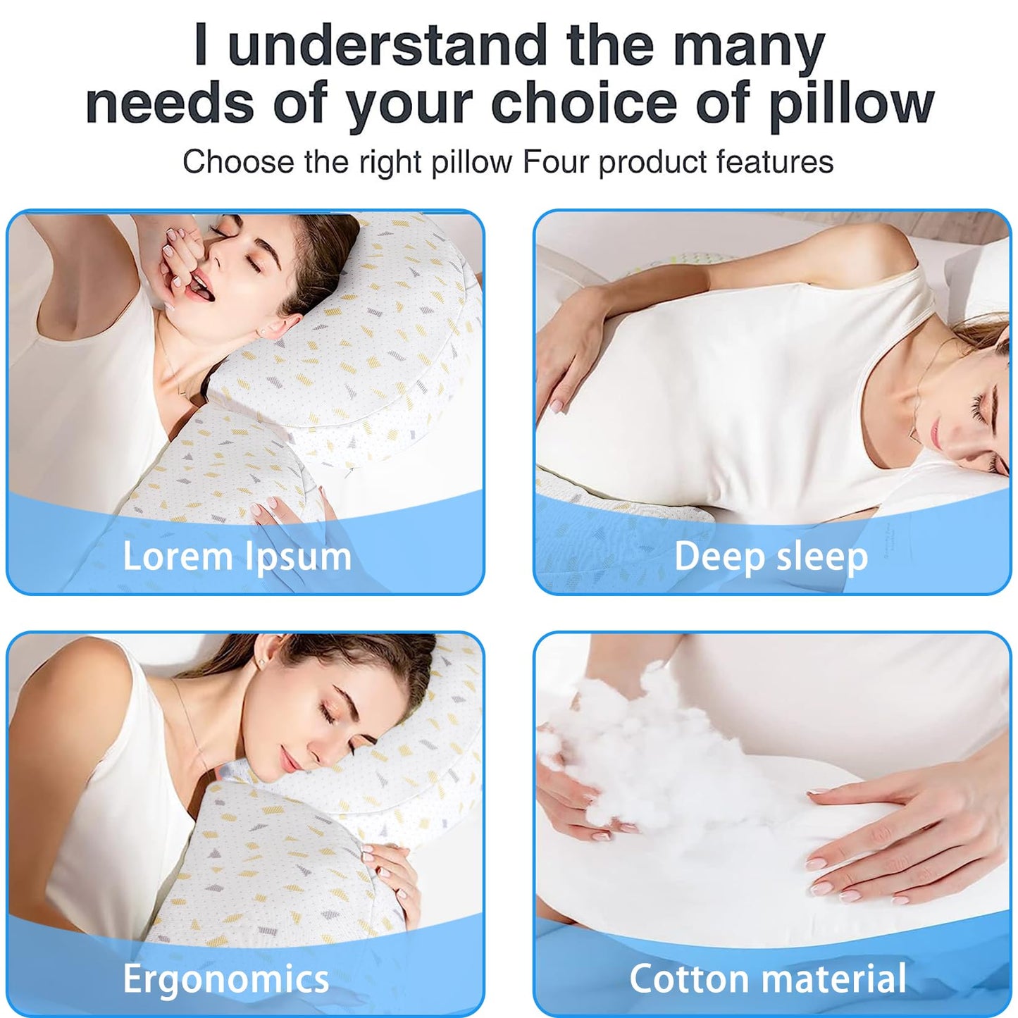 Busarilar Pregnancy Pillows for Sleeping, Maternity Pillow, Pregnancy Body Pillow Support for Back, Legs, Belly, Hips of Pregnant Women, Detachable and Adjustable with Pillow Cover (Pinky, Small)