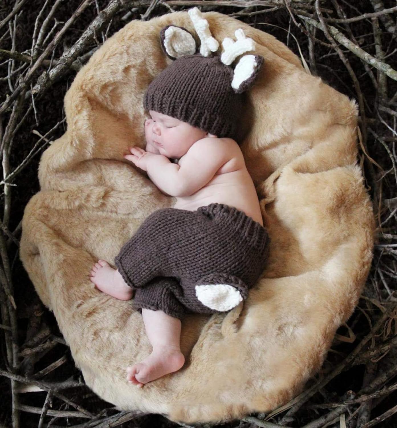 Newborn Baby Photography Props Outfits Lovely Boy Hat Pant Girl