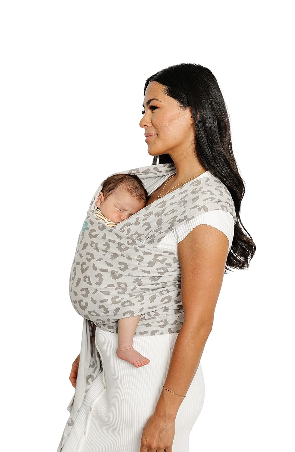 Moby Wrap Baby Carrier | Element for Newborns & Infants #1 Gift Keeps Safe Secure Adjustable All Body Types Perfect Mom Dad Taupe