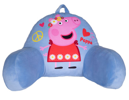 Peppa Pig I'm Just So Happy Toddler Nap-Mat - Includes Pillow and Fleece Blanket – Great for Girls or Boys Napping during Daycare or Preschool - Fits Toddlers