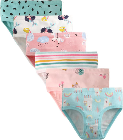 Hahan Baby Soft Cotton Panties Cotton Little Girls Underwear Toddler Briefs