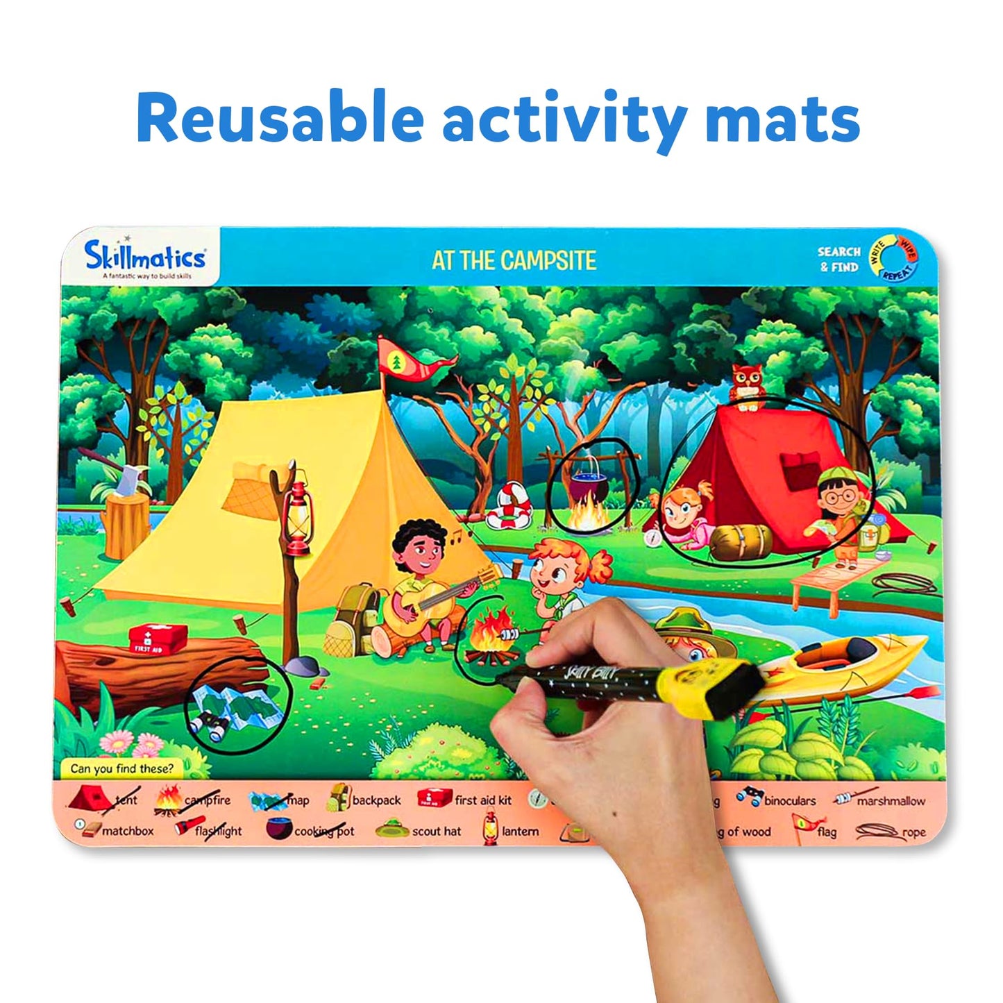 Skillmatics Preschool Learning Activity - Search and Find Megapack Educational Game, Perfect for Kids, Toddlers Who Love Toys, Art and Craft Activities, Gifts for Girls and Boys Ages 3, 4, 5, 6