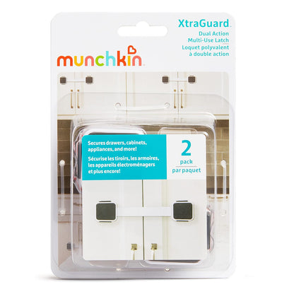 Munchkin® Xtraguard Dual Action Multi Use Latches, 2 Count