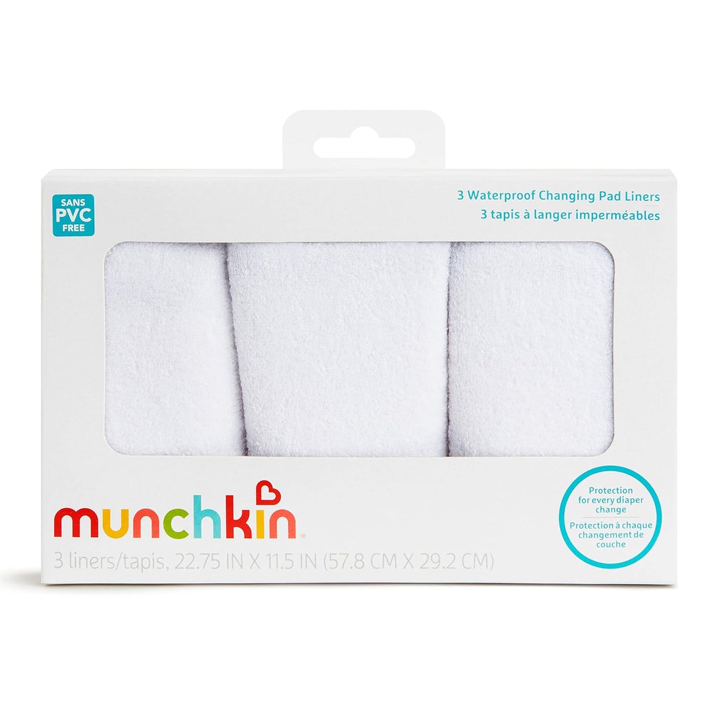 Munchkin® Waterproof Changing Pad Liners, 6 Count