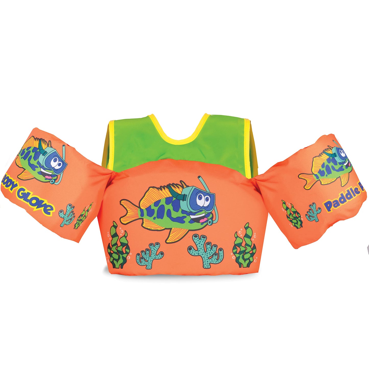 Body Glove Paddle Pals Life Jacket - The Safest Patented U.S. Coast Guard Approved Kids Swim Vest 33-55 LBS