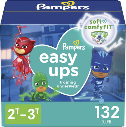 Pampers Easy Ups Girls & Boys Potty Training Pants - Size 3T-4T, 124 Count, My Little Pony Training Underwear