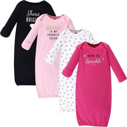 Hudson Baby baby-girls Cotton Gowns