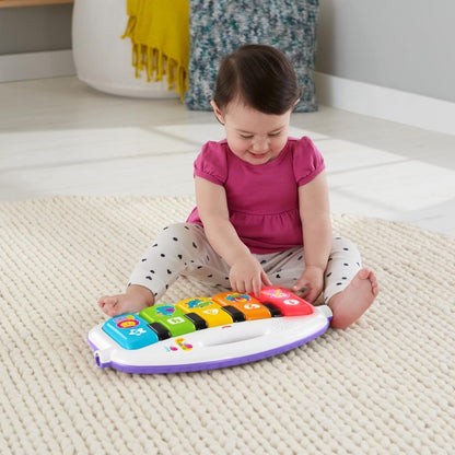 Fisher-Price Baby Playmat Deluxe Kick & Play Piano Gym with Musical -Toy Lights & Smart Stages Learning Content for Newborn to Toddler