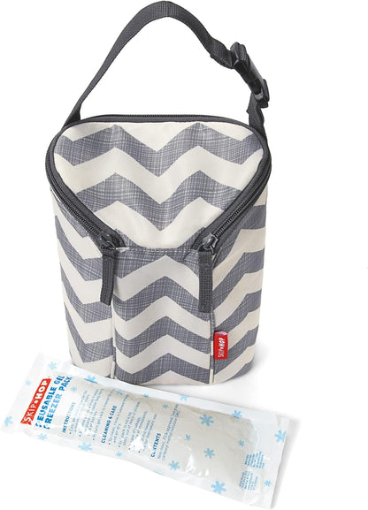 Skip Hop Baby Bottle Bag, Grab & Go, Chevron