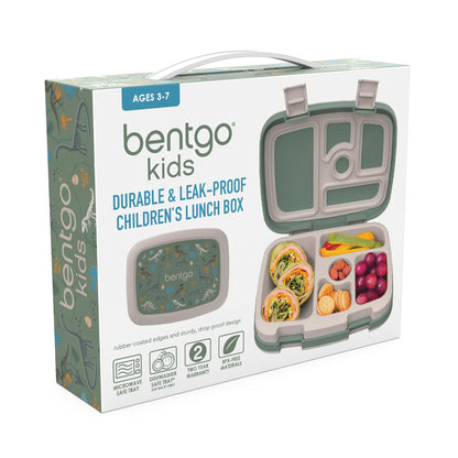 Bentgo® Kids Prints Leak-Proof, 5-Compartment Bento-Style Kids Lunch Box - Ideal Portion Sizes for Ages 3 to 7 - BPA-Free, Dishwasher Safe, Food-Safe Materials - 2023 Collection (Friendly Skies)…