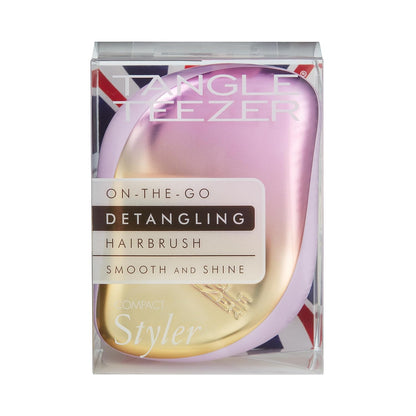 Tangle Teezer The Fine and Fragile Detangling Brush, Dry and Wet Hair Brush Detangler for Color-Treated, Fine and Fragile Hair, Mint Violet