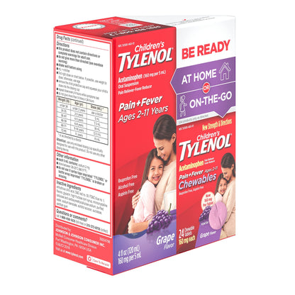 Tylenol Children's Oral Suspension Medicine with Acetaminophen, Cherry, 4 Fl Oz