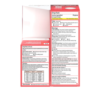 Tylenol Children's Oral Suspension Medicine with Acetaminophen, Cherry, 4 Fl Oz