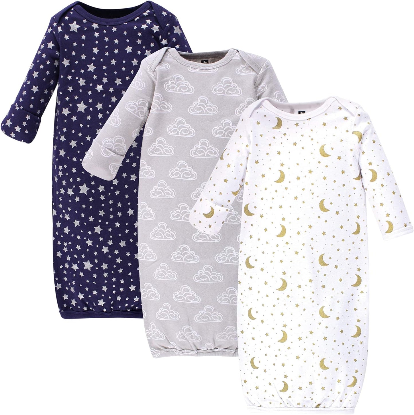 Hudson Baby baby-girls Cotton Gowns