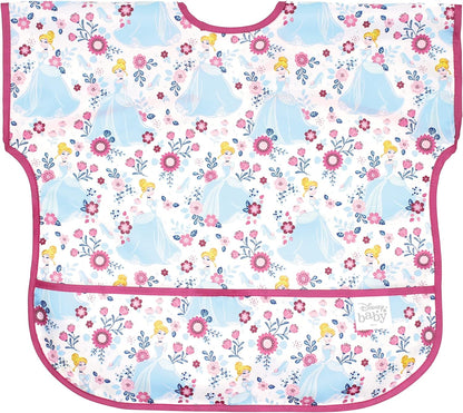 Bumkins Bibs, Baby and Toddler Bibs, Bibs for Girls and Boys, Large for 1-3 Years, Short Sleeve Waterproof Bib for Kids