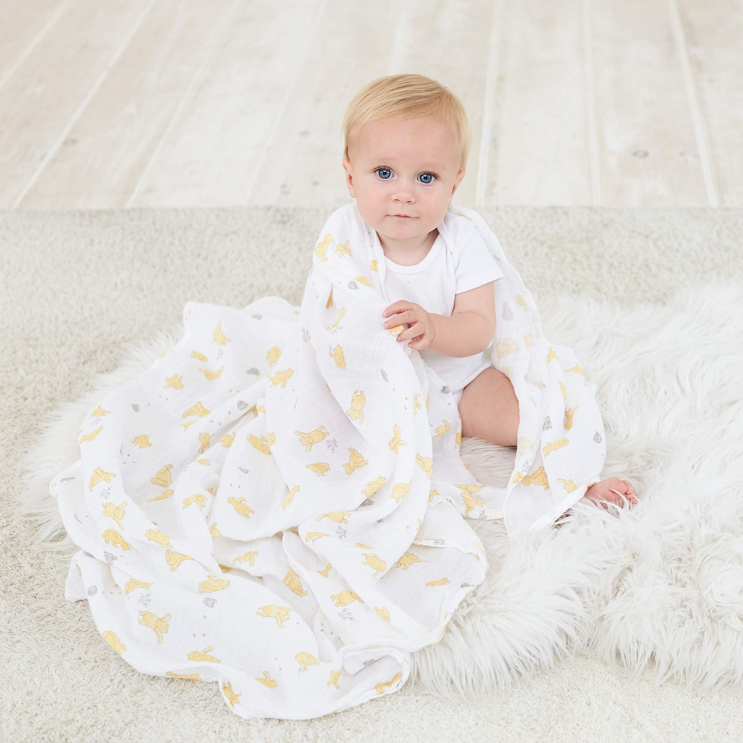 essentials cotton muslin swaddle 4-pack