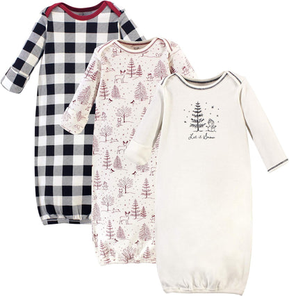 Touched by Nature Unisex Baby Organic Cotton Gowns