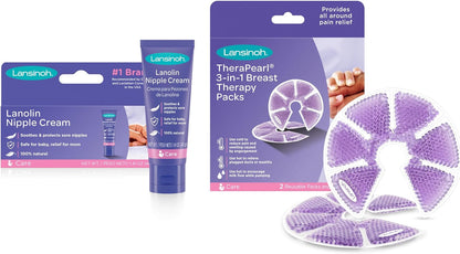 Lansinoh Lanolin Nipple Cream, Safe for Baby and Mom, Breastfeeding Essentials, 1.41 Ounces