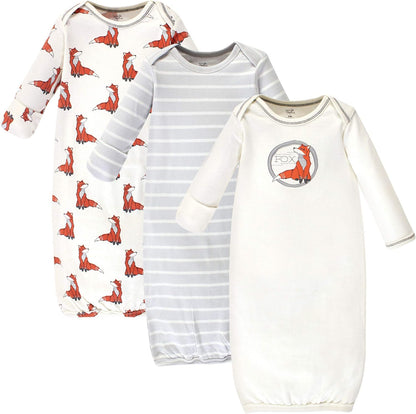 Touched by Nature Unisex Baby Organic Cotton Gowns