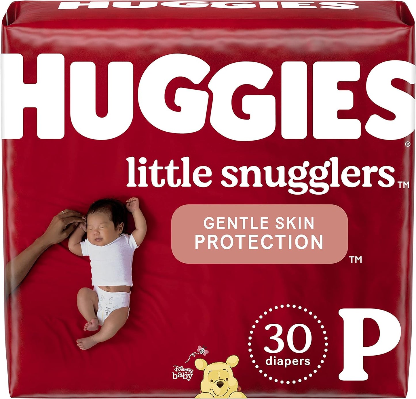 Huggies Newborn Diapers, Little Snugglers Baby Diapers, Size Newborn (up to 10 lbs), 128 Count