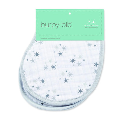 aden + anais Burpy Bib, 100% Cotton Muslin, Soft Absorbent 4 Layers, Multi-Use Burp Cloth and Bib, 22.5" X 11", 2 Pack, Trail Bloom Llamas