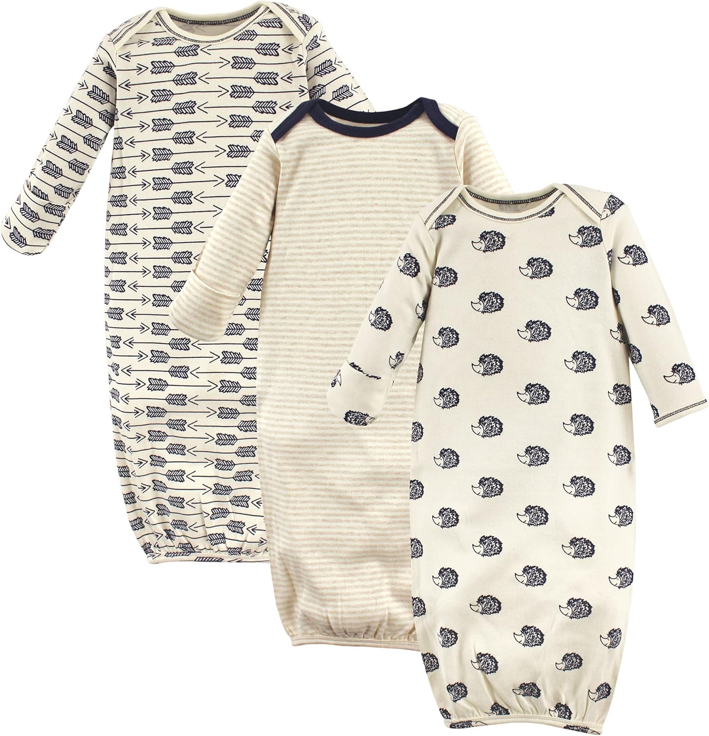 Touched by Nature Unisex Baby Organic Cotton Gowns