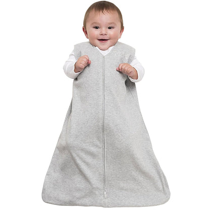 HALO Sleepsack Plush Dot Velboa Wearable Blanket, TOG 1.5, Cream, Medium