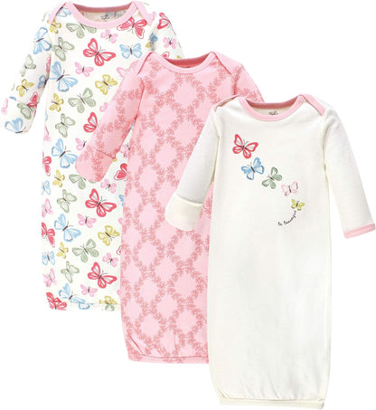 Touched by Nature Unisex Baby Organic Cotton Gowns