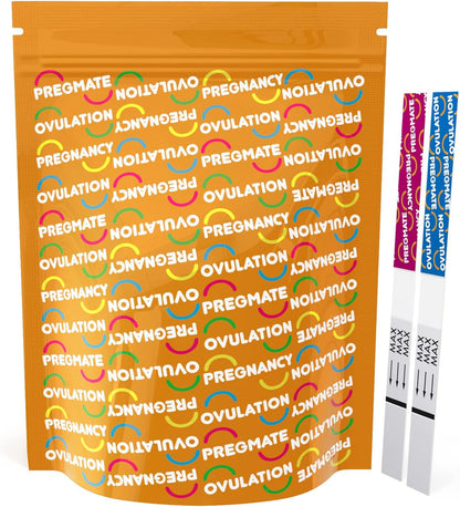 Pregmate 100 Ovulation and 50 Pregnancy Test Strips Predictor Kit