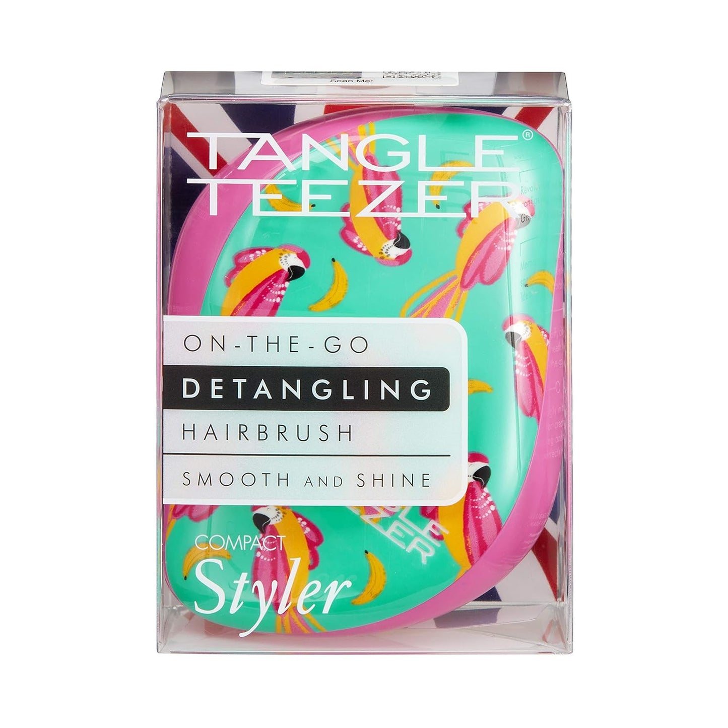 Tangle Teezer The Fine and Fragile Detangling Brush, Dry and Wet Hair Brush Detangler for Color-Treated, Fine and Fragile Hair, Mint Violet