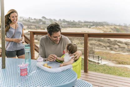 Inglesina Fast Table Chair - Award-Winning Baby High Chair for Eating & Dining - Compact, Portable & Foldable - Leaves No Scratches - for Babies 6-36 Months & 1-3 Year Old Toddler - Black