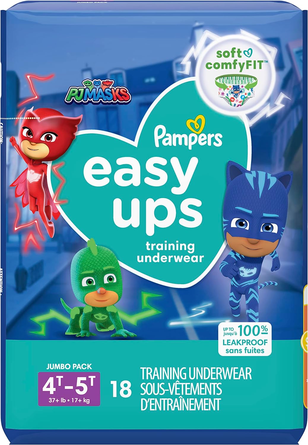 Pampers Easy Ups Girls & Boys Potty Training Pants - Size 3T-4T, 124 Count, My Little Pony Training Underwear