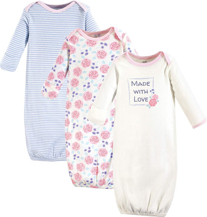 Touched by Nature Unisex Baby Organic Cotton Gowns