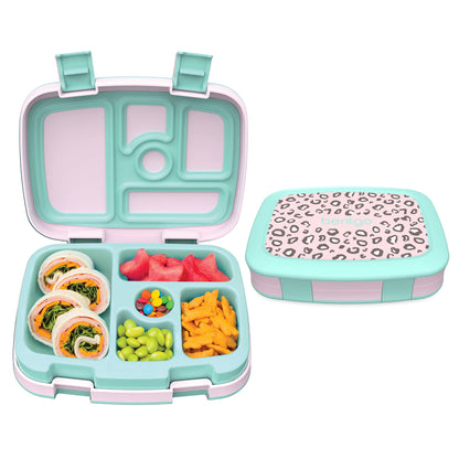 Bentgo® Kids Prints Leak-Proof, 5-Compartment Bento-Style Kids Lunch Box - Ideal Portion Sizes for Ages 3 to 7 - BPA-Free, Dishwasher Safe, Food-Safe Materials - 2023 Collection (Friendly Skies)…