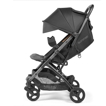 Summer Infant 3Dquickclose CS+ Compact Fold Stroller – Lightweight Stroller with Oversized Canopy, Extra-Large Storage and Compact Fold