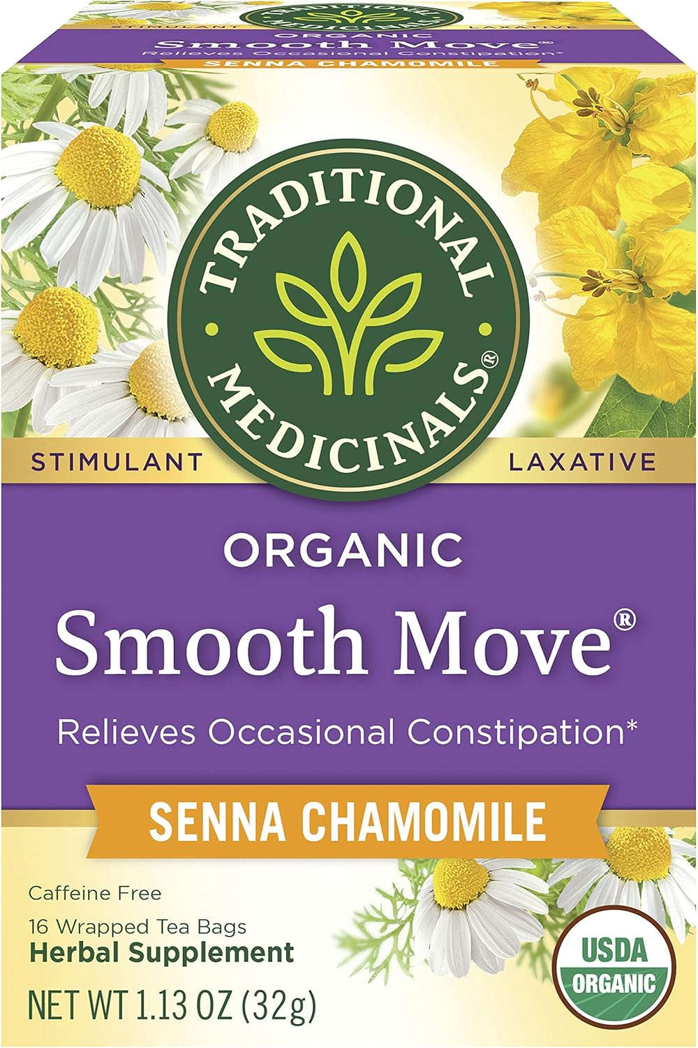 Traditional Medicinals Tea, Organic Raspberry Leaf, Eases Menstrual Cramps, Supports a Healthy Pregnancy, 96 Tea Bags (6 Pack)