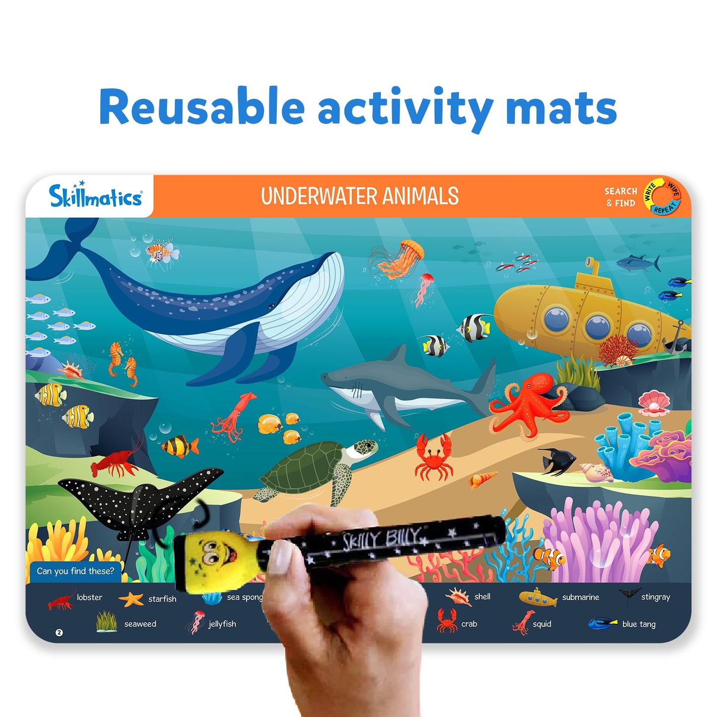 Skillmatics Preschool Learning Activity - Search and Find Megapack Educational Game, Perfect for Kids, Toddlers Who Love Toys, Art and Craft Activities, Gifts for Girls and Boys Ages 3, 4, 5, 6